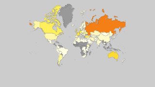 Countries by Barley production Thumbnail