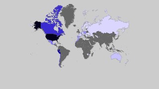 Countries by Blueberry production Thumbnail