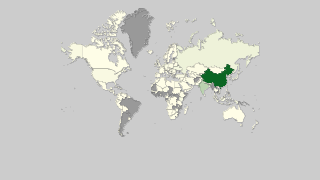 Countries by Cabbage production Thumbnail