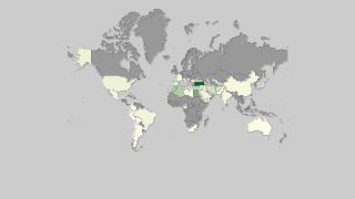 Map of countries by Fig production Thumbnail
