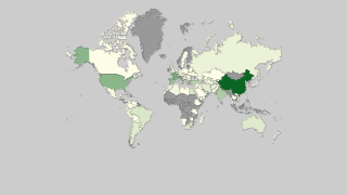 Countries by Grape production Thumbnail