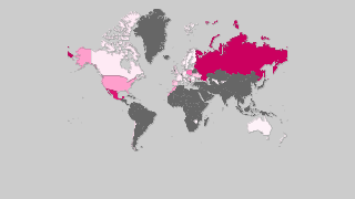 Countries by Raspberry production Thumbnail